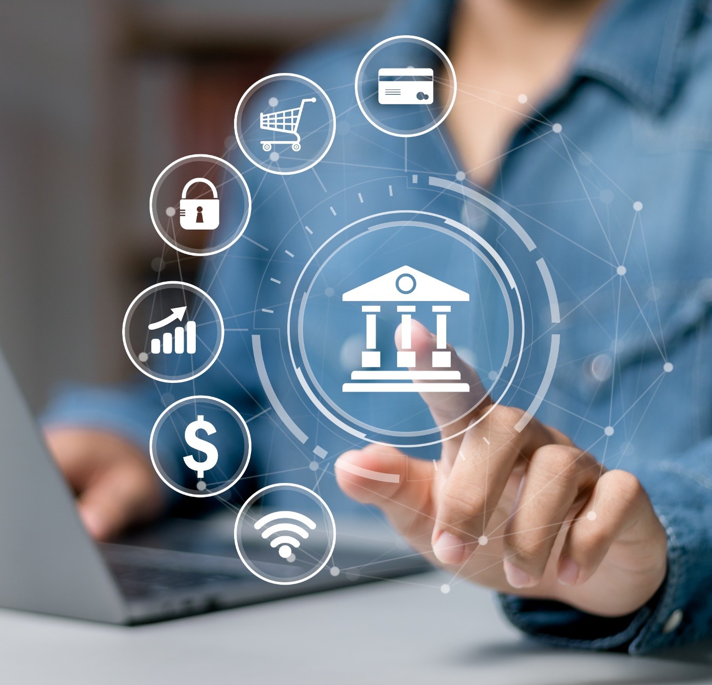 Digital banking dashboard